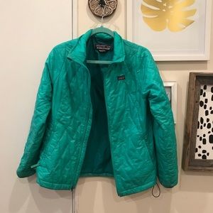 Patagonia Teal Puff Jacket